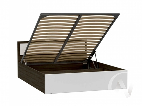 Кровать с подъемным механизмом 1;6м Спальня Мартина (венге/белый)