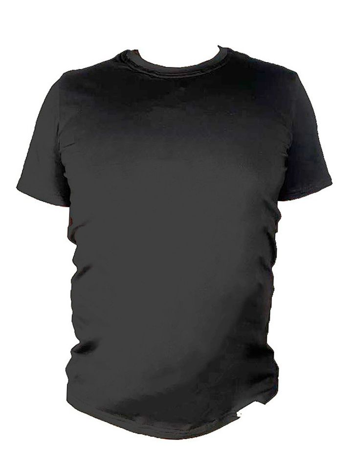 Футболка черная 95% хлопок, 5% лайкра