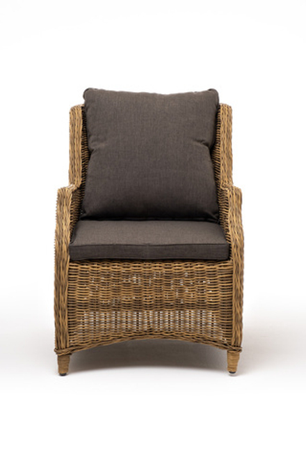 "Неаполь" плетеный стул из искусственного ротанга, цвет соломенный