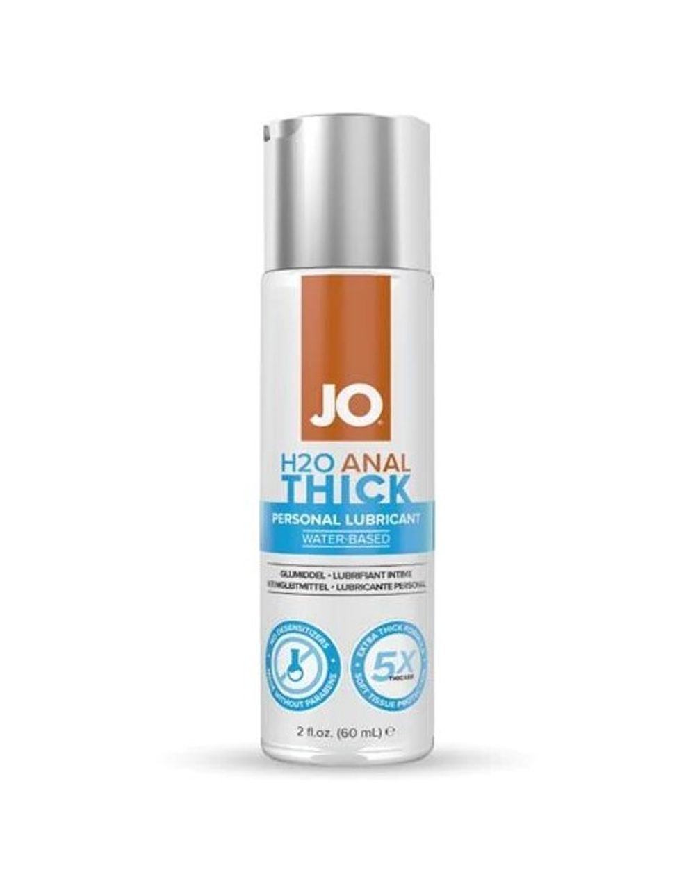 Супер густой анальный гель на водной основе JO H20 Anal Thick - 60 мл.