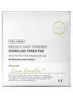 VT Cosmetics Отшелушивающие тонер-пэды с газированной водой и микроиглами Reedle Shot Synergy Sparkling Toner Pad 80 шт