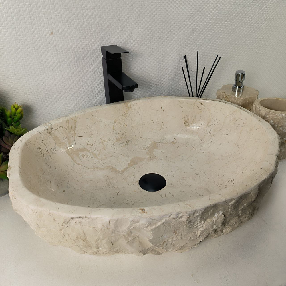 Раковина из мрамора Erozy Cream EM-64953 58*45*15 0880