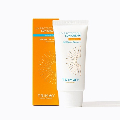 Trimay UV Protection Sun Cream SPF50+ PA++++ антивозрастной солнцезащитный крем с коллагеном и пептидом Syn-Ake