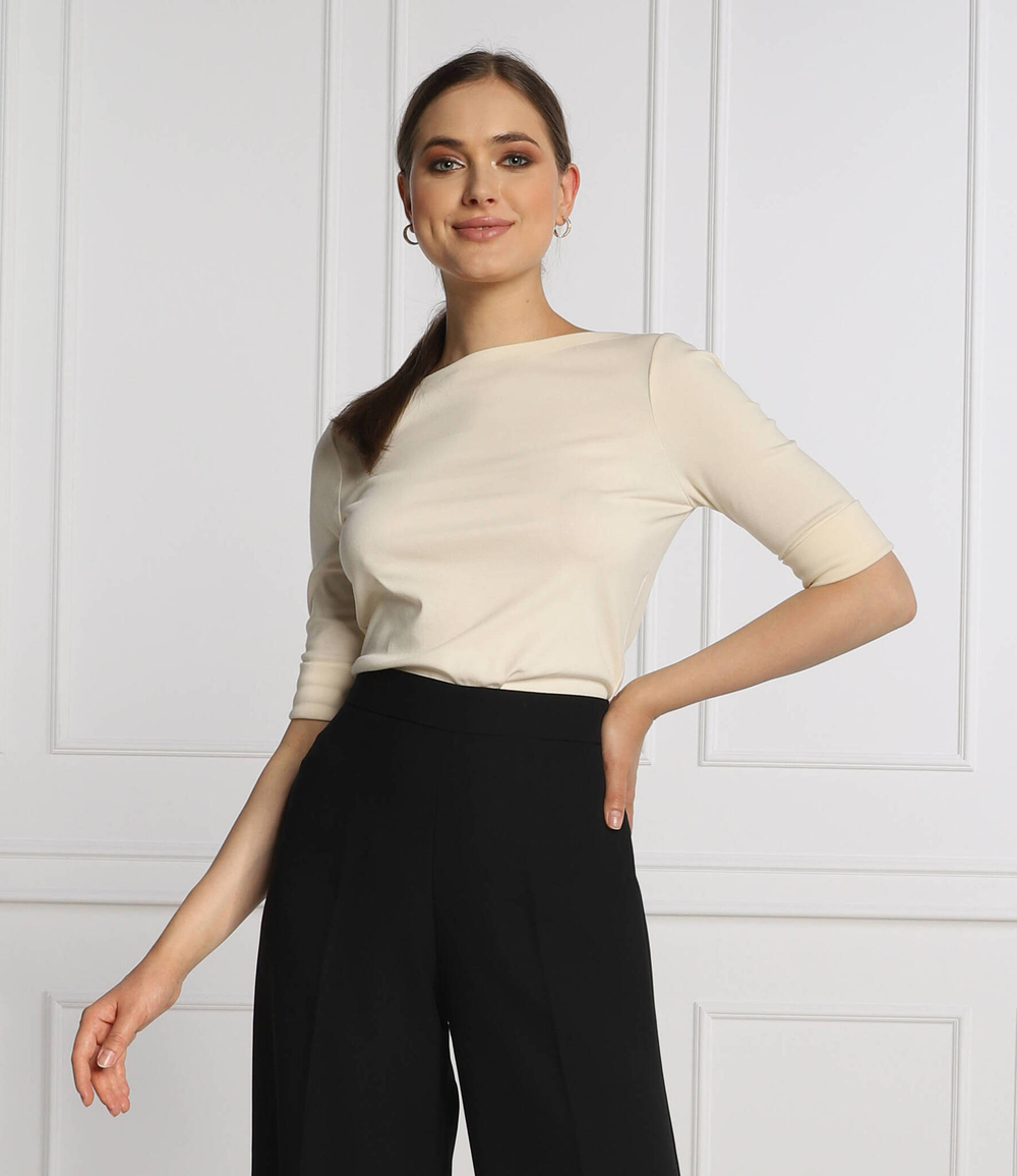 блузка LAUREN RALPH LAUREN - кремовый(200654963)