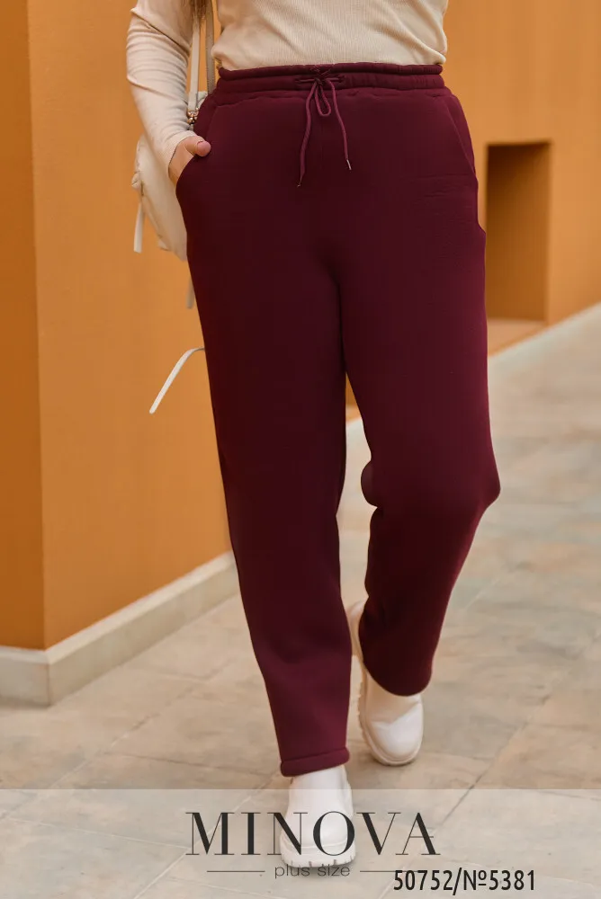 Брюки 5381-бордо Minova