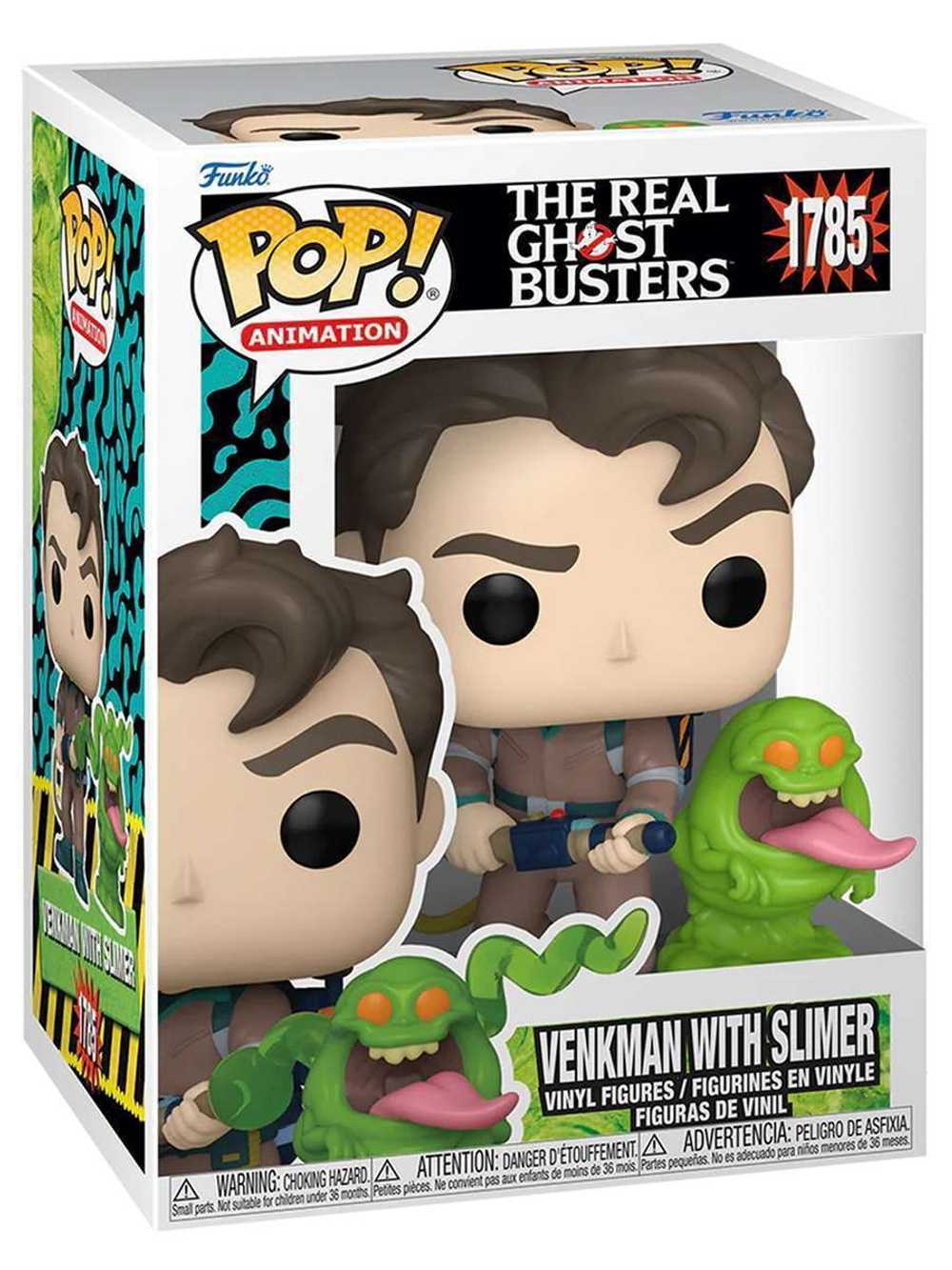Фигурка Funko POP! Animation The Real Ghostbusters Venkman w/Slimer (1785) 83476