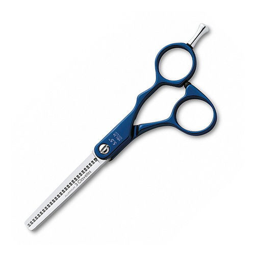 Ножницы филировочные односторонние 5.5" 28 зубцов 3Claveles Duraluminium Blue ES 12608
