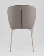 Стул обеденный Deia серая экокожа серые ножки