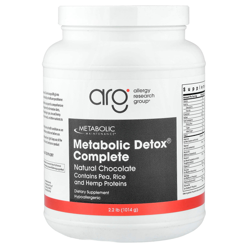 Metabolic Maintenance, Metabolic Detox® Complete, натуральный шоколад, 1014 г (2,2 фунта)