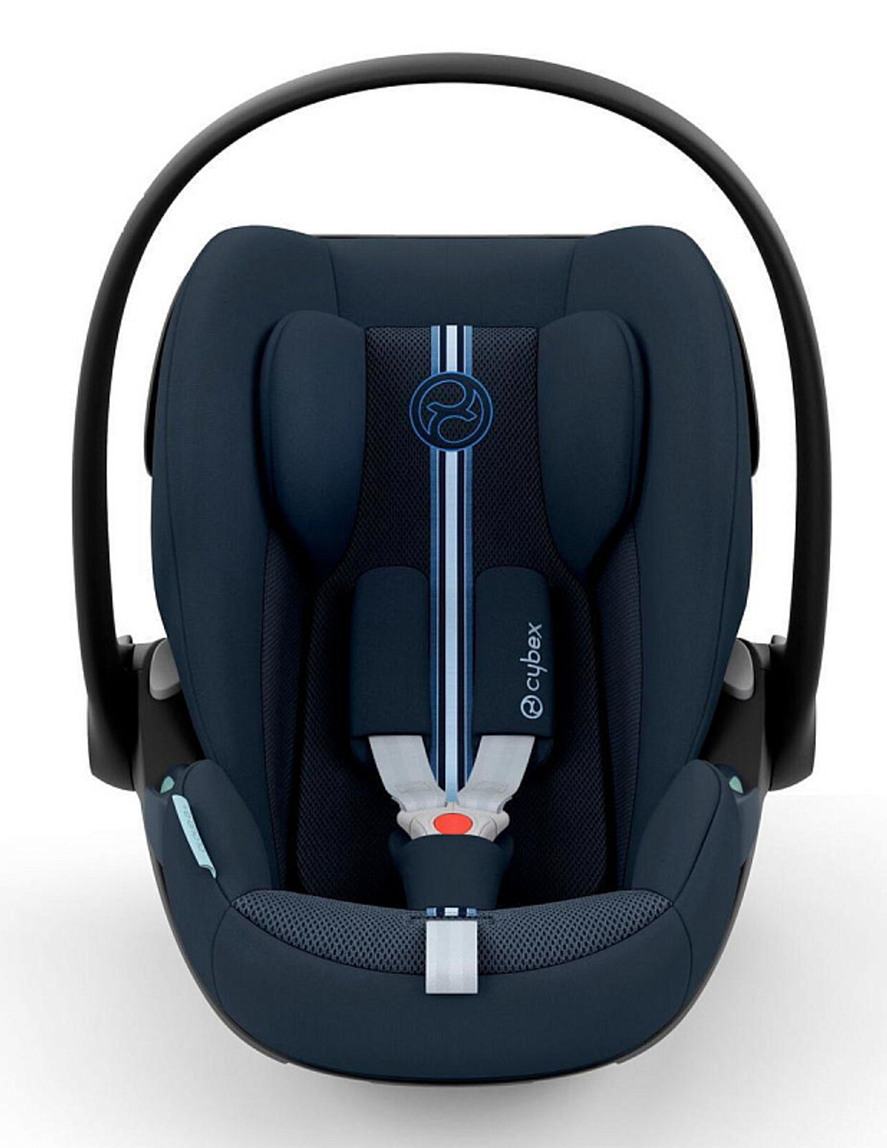 Коляска 3 в 1 Cybex Priam IV Rosegold и автокресло Cloud G i-Size Ocean Blue Plus Leaf Green
