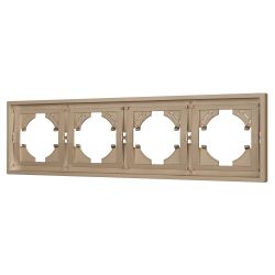Рамка пластиковая FRM-TENDO-PL-4-GD (Arlight, Песочный) 053850