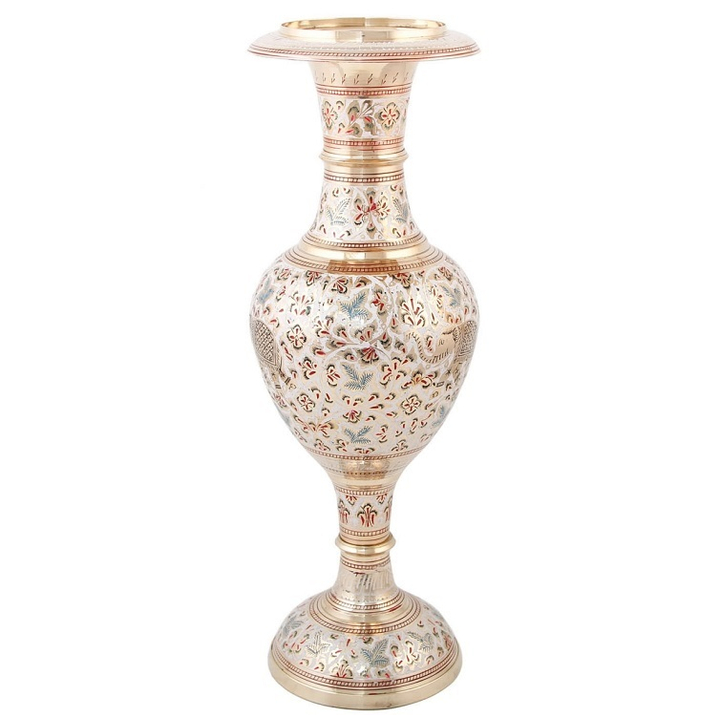 Ваза кашмирская (Слон Эмаль лист)