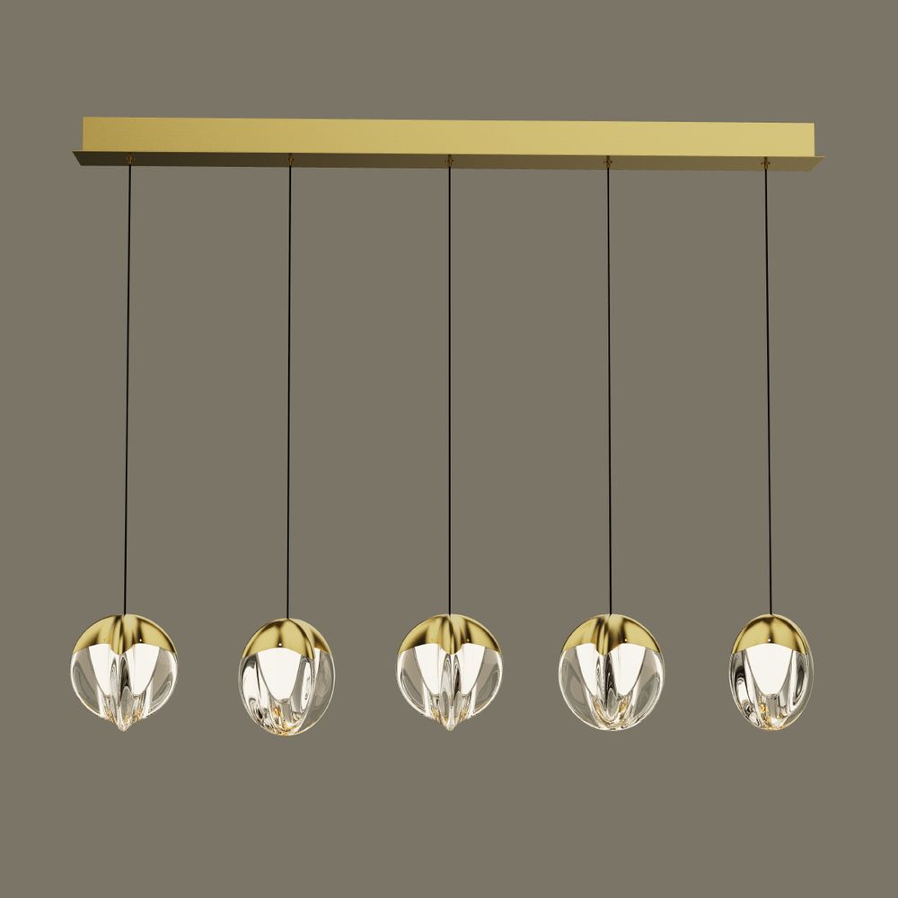 Подвесной светильник MD24001033-5B gold/clear