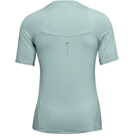 Женская футболка теннисная Under Armour Women's UA RUSH Short Sleeve - green