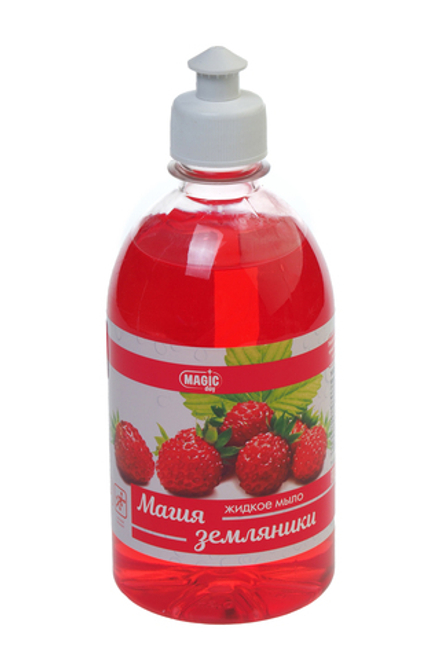 Мыло жидкое Magic Day с ароматом Магия земляники 500мл пуш-пул