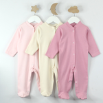 Набор комбинезон пенье (3шт), р.р. 62, для девочки, цв в ассорт, (Аmoteks)