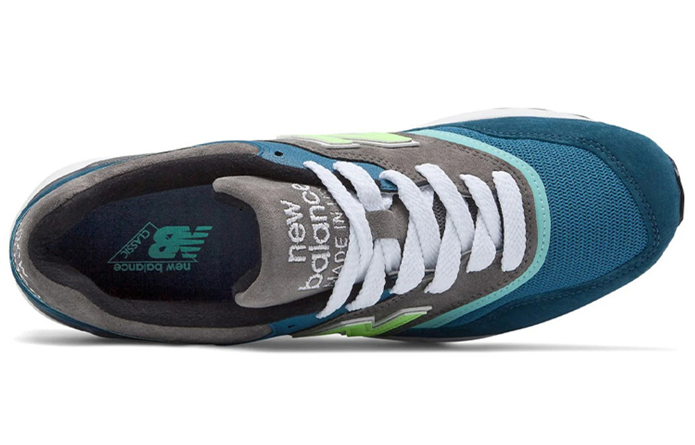New balance 997 blue green sales