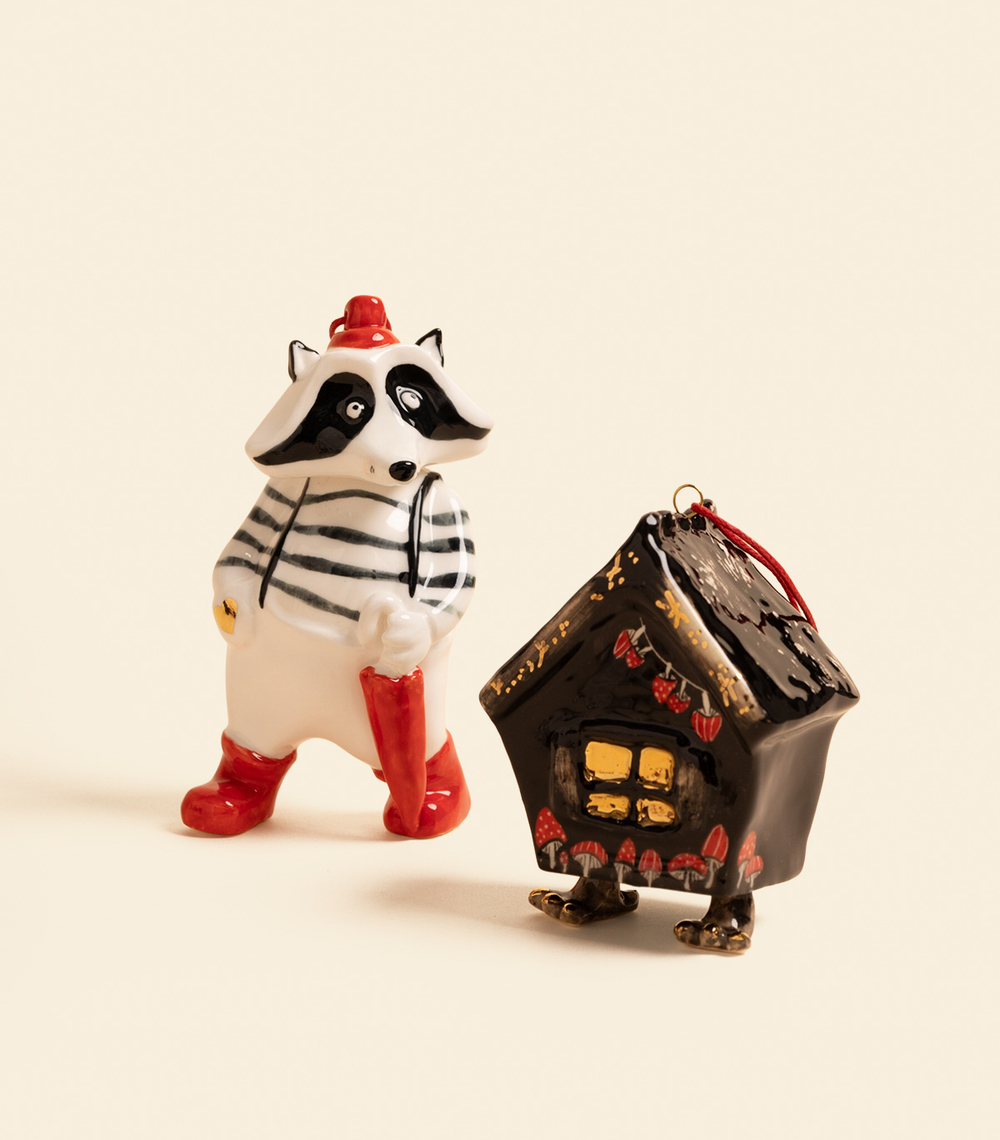 Елочная игрушка – Енот | Александра Маврина