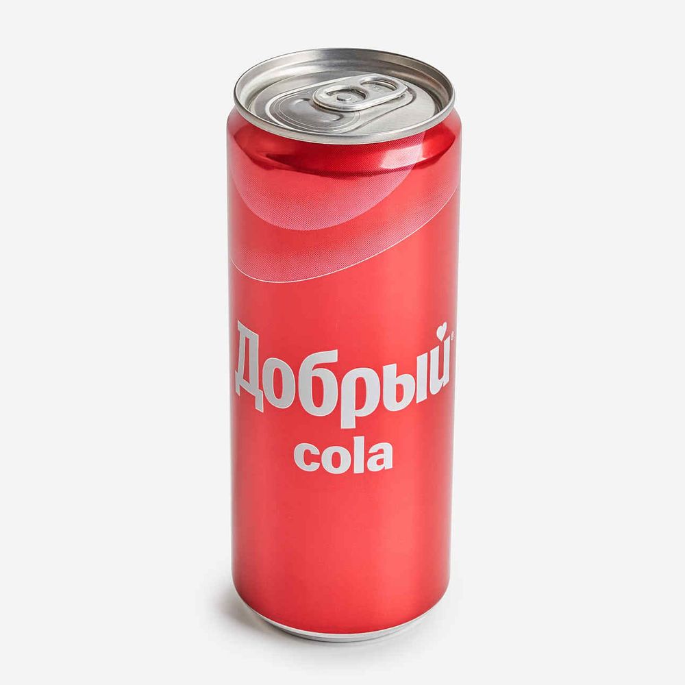 Напиток газ Добрый Кола, ж/б, 0.33л