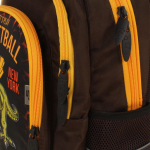 Ранец школьный Гармония 40*28*18см, анатом. спинкой, 1 отдел, 2 кармана, 2 боковых кармана "Дино" (