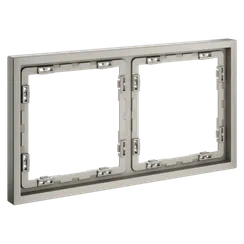 Рамка пластиковая VOLTUM S70 на 2 поста, (кашемир) vls100203