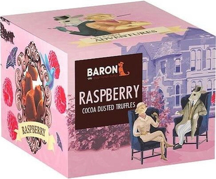 Шоколад Барон Французские трюфели со вкусом малины / Baron French Truffles with Raspberry 100г