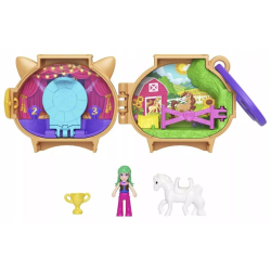 Polly Pocket - Компактный набор Пони с куклой + аксессуары JCB20