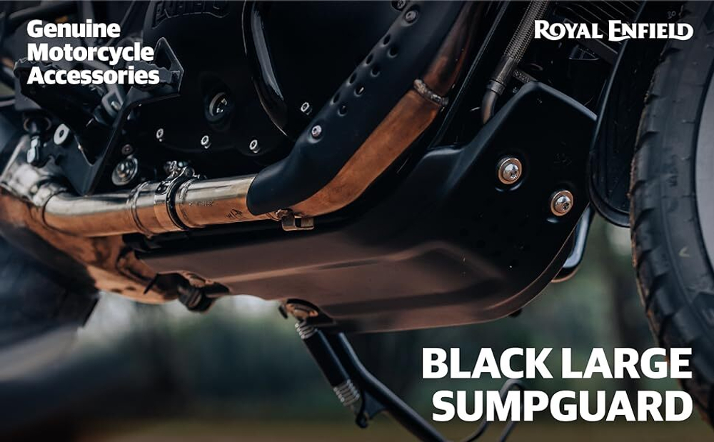 Алюминиевая защита картера Royal Enfield, черного цвета, арт. 1990555