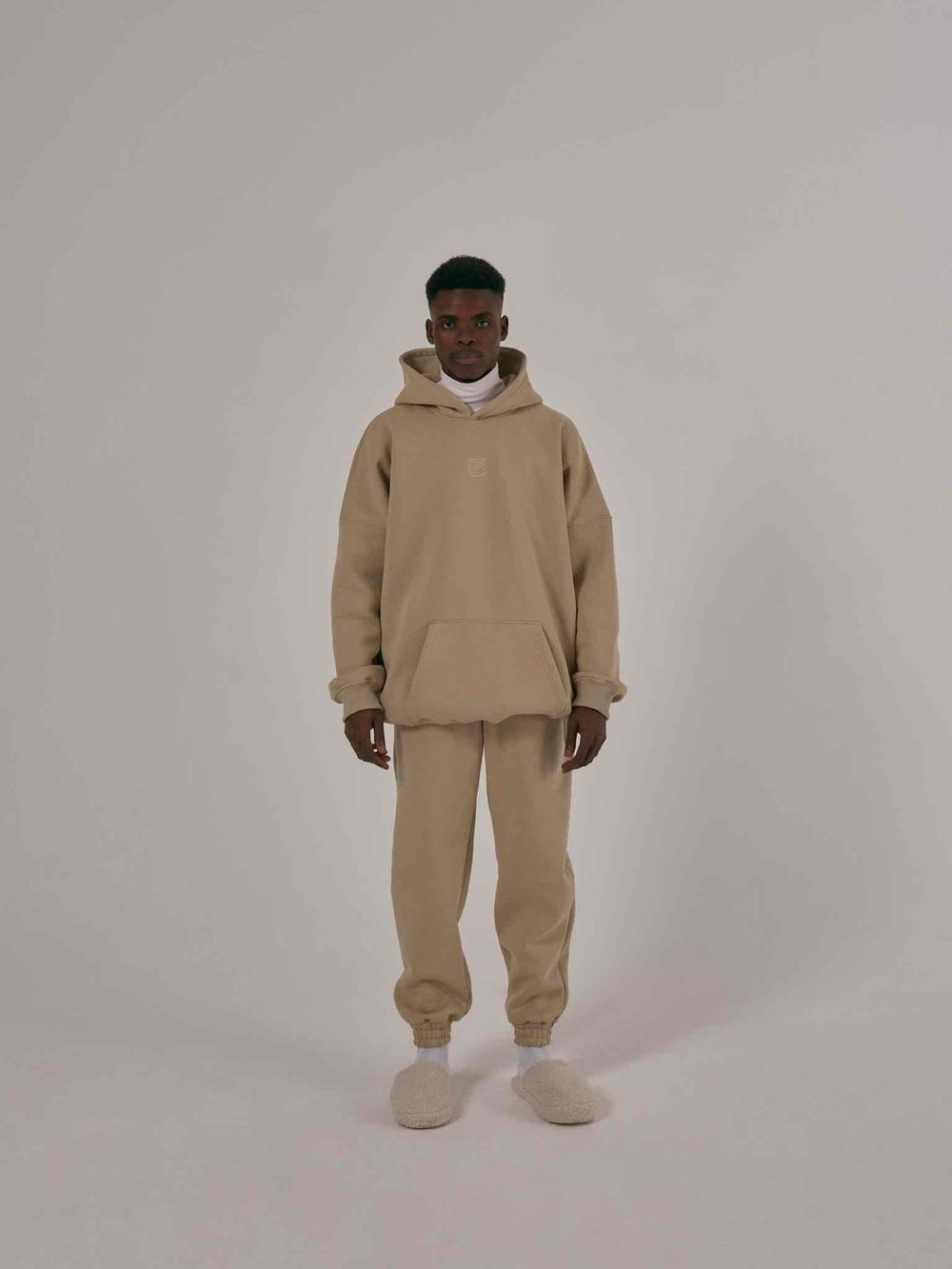 Худи One Two Multicolor С Начесом оксфордский загар