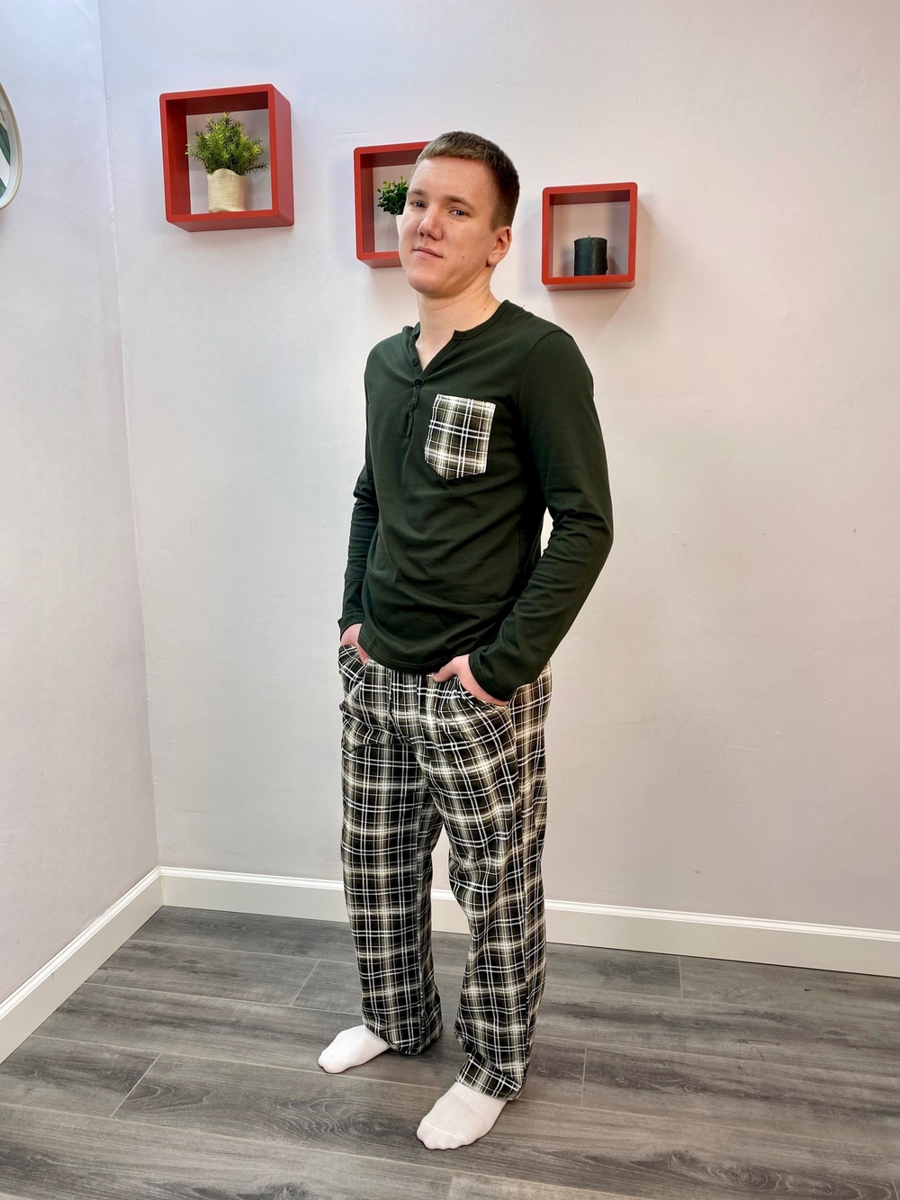 Пижама мужская "Горец К.П" брюки (Оптима)