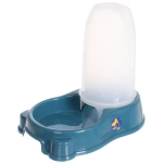 Автокормушка пластиковая «ДА БУДЕТ КОРМ!», цвет морская волна, 250мл / 500гр, 27.5*18*25см