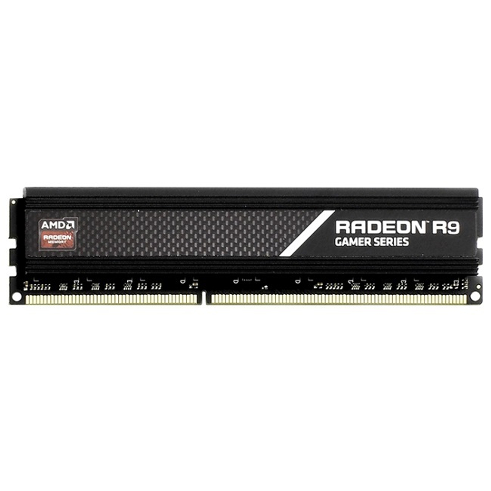 Модуль памяти DIMM DDR4 8Gb, 3200Mhz, AMD R9 Gamers Series Black (R948G3206U2S-UO)