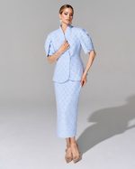 Приталенный жакет из премиального твида