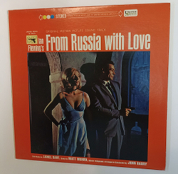 Винтажная виниловая пластинка LP John Barry From Russia With Love James Bond 007 (USA 1963)