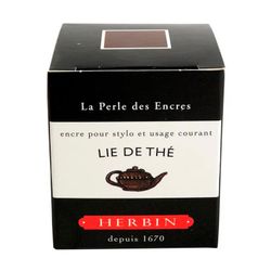 Чернила во флаконе Herbin 30 мл Lie de thé темно-коричневые (13044T) 2
