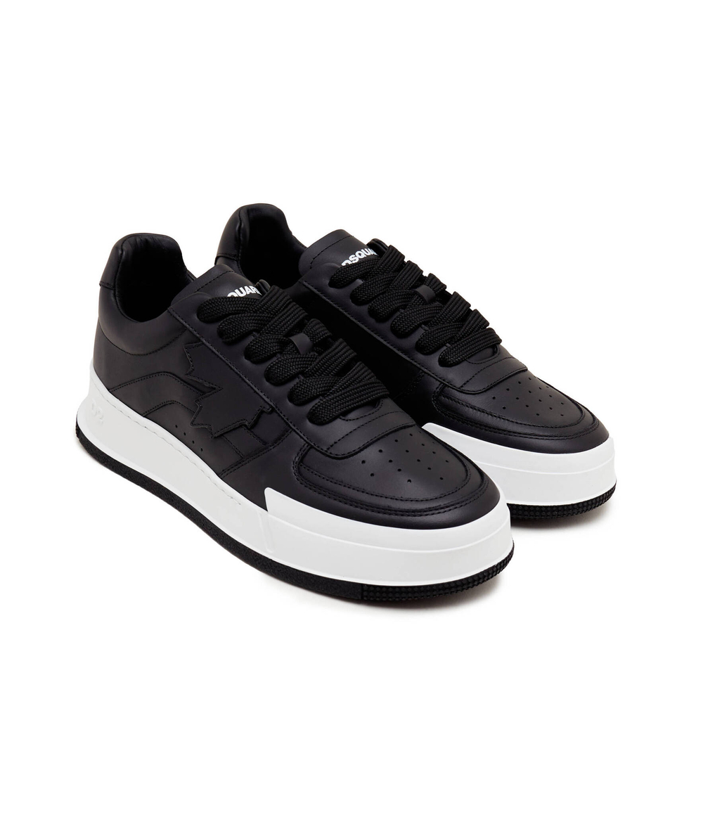 Кожаные кроссовки Dsquared2 - черный(SNM0248 01500001)