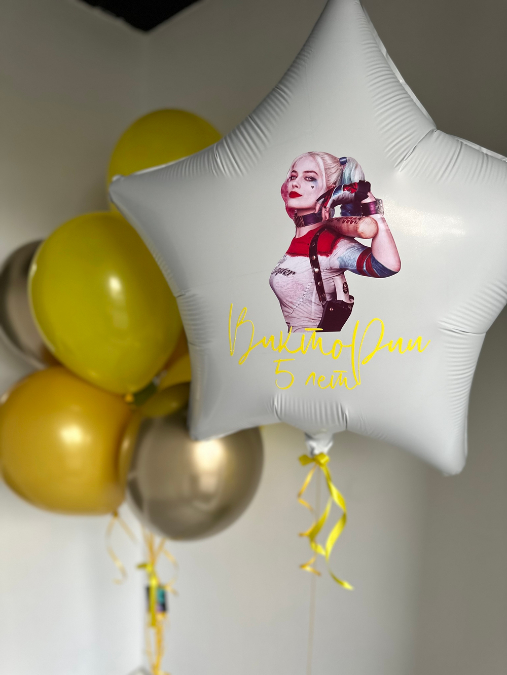 Набор воздушных шаров Харли Квин Harley Quinn №2344