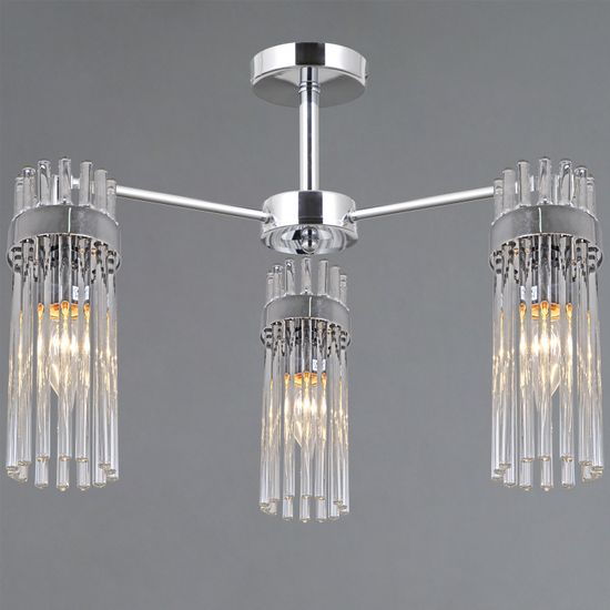 IL0761-3CSQ-25 CR GENOA светильник потолочный