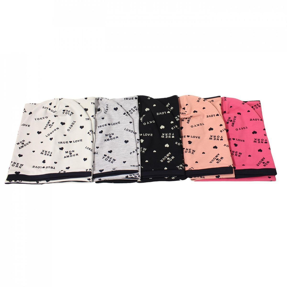 Комплект д/девочки р.50-52 (Мегашапка) 7161 в ассорт.