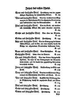 Briefe an eine deutsche Prinzessin über verschiedene Gegenstände aus der Physik und Philosophie. Erster Theil | Leonhard Euler