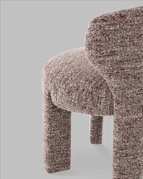 Стул 1682, бордовый меланж