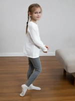 Белый лонгслив летний для девочки