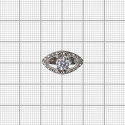 "Чифара" кольцо в родиевом покрытии из коллекции "Teona" от Jenavi