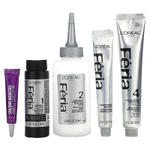 L'Oréal, Feria, темно-фиолетовый, яркое сияние высокой интенсивности, V28, темно-фиолетовый, для 1 применения