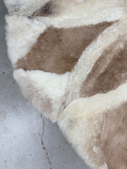 Ковер шкура натуральная овчина меховой