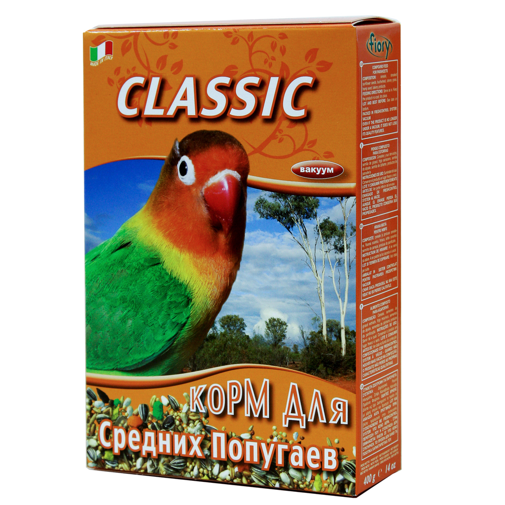FIORY корм для средних попугаев Classic 2,6 кг