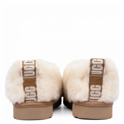 UGG Hailey Fluff Slippers Natural