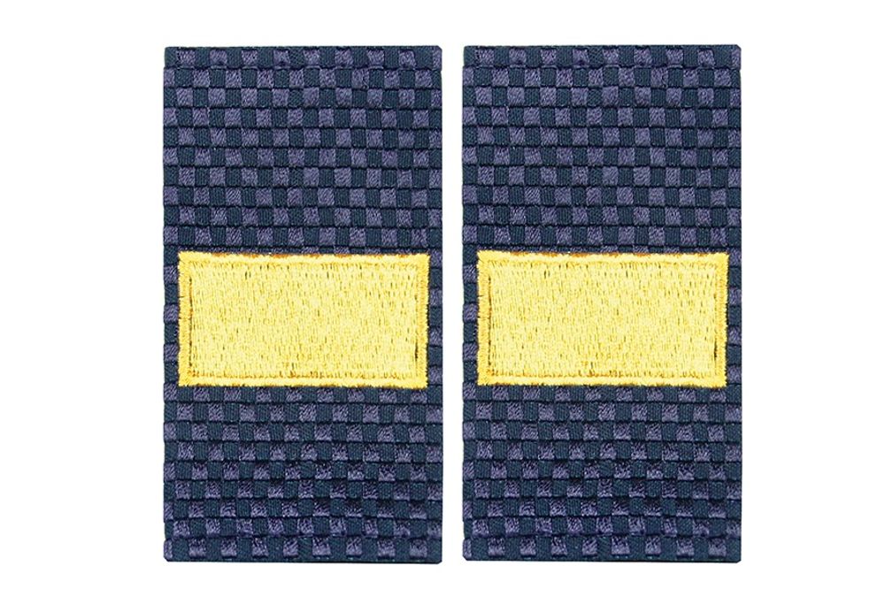 Фальшпогоны Полиция нового образца темно-синие вышит. ст.сержант