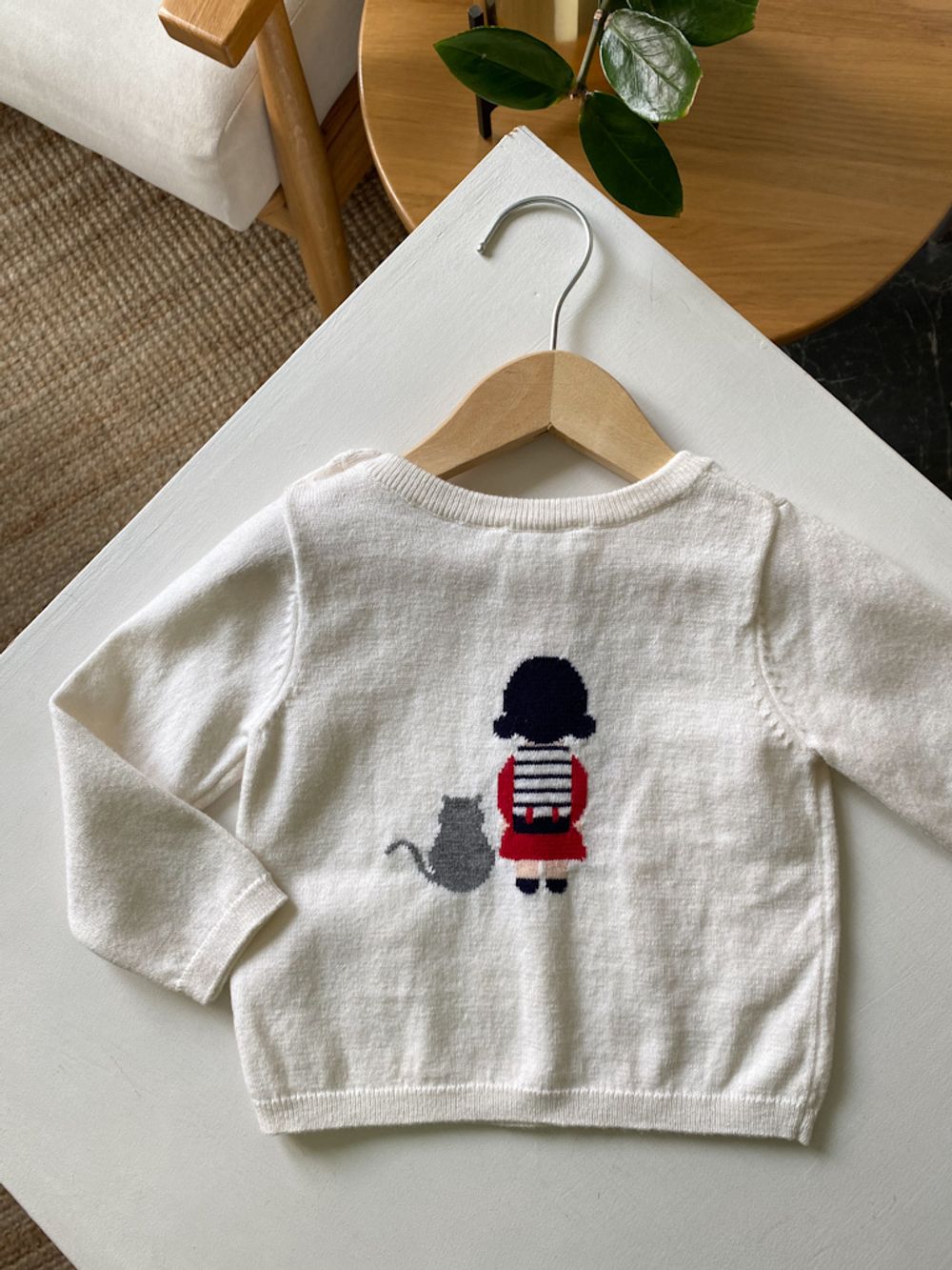 Хлопковый свитер Jacadi, 80