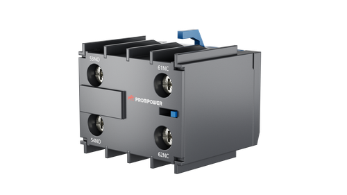 Блок всп. контактов Prompower PLA1KN11 серии Pulse, фронт. монтажа для серии PLC1-K, 1НО+1НЗ
